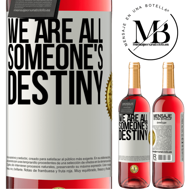 29,95 € Free Shipping | Rosé Wine ROSÉ Edition We are all someone's destiny White Label. Customizable label Young wine Harvest 2022 Tempranillo