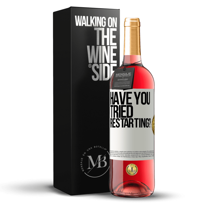 29,95 € Free Shipping | Rosé Wine ROSÉ Edition have you tried restarting? White Label. Customizable label Young wine Harvest 2024 Tempranillo
