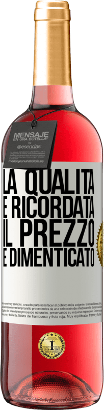 29,95 € Spedizione Gratuita | Vino rosato Edizione ROSÉ La qualità è ricordata, il prezzo è dimenticato Etichetta Bianca. Etichetta personalizzabile Vino giovane Raccogliere 2025 Tempranillo