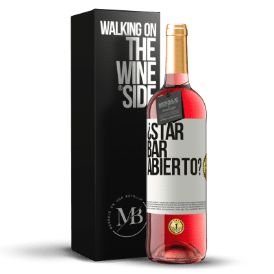 «¿STAR BAR abierto?» ROSÉ Ausgabe