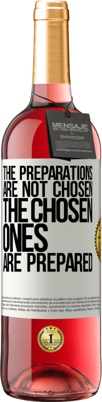 29,95 € | Rosé Wine ROSÉ Edition The preparations are not chosen, the chosen ones are prepared White Label. Customizable label Young wine Harvest 2024 Tempranillo