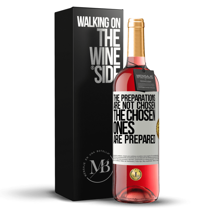 29,95 € Бесплатная доставка | Розовое вино Издание ROSÉ Препараты не выбраны, выбранные готовятся Белая этикетка. Настраиваемая этикетка Молодое вино Урожай 2025 Tempranillo