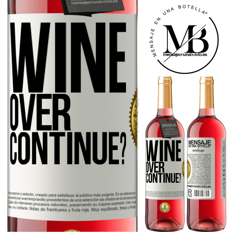24,95 € Free Shipping | Rosé Wine ROSÉ Edition Wine over. Continue? White Label. Customizable label Young wine Harvest 2021 Tempranillo