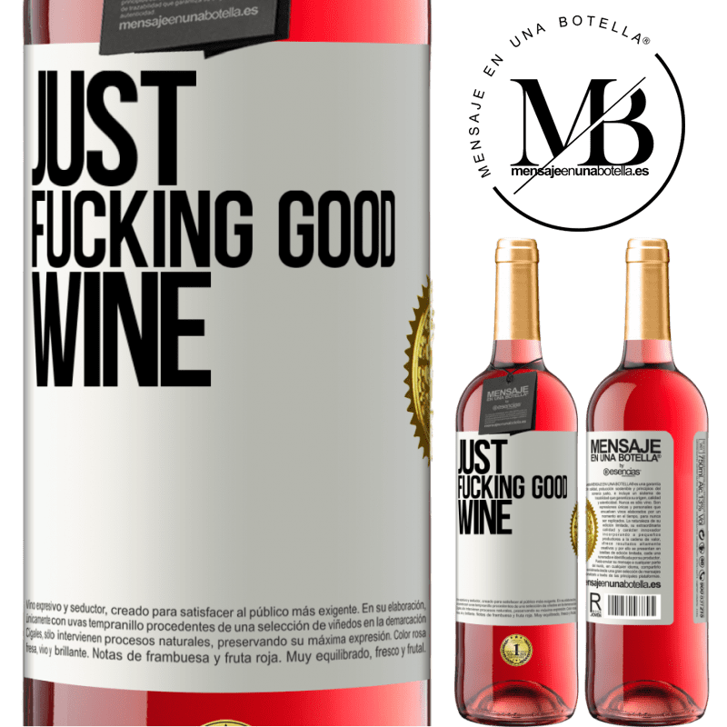 24,95 € Free Shipping | Rosé Wine ROSÉ Edition Just fucking good wine White Label. Customizable label Young wine Harvest 2021 Tempranillo