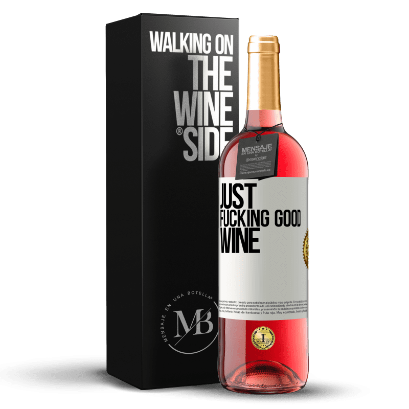 29,95 € Free Shipping | Rosé Wine ROSÉ Edition Just fucking good wine White Label. Customizable label Young wine Harvest 2023 Tempranillo