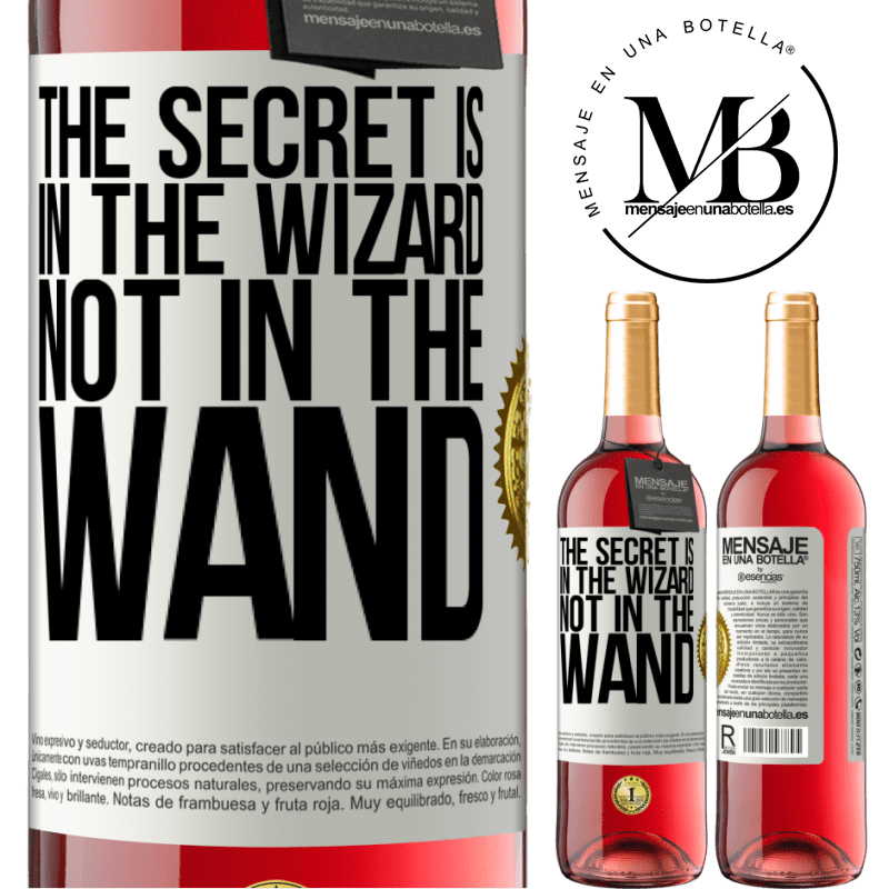 24,95 € Free Shipping | Rosé Wine ROSÉ Edition The secret is in the wizard, not in the wand White Label. Customizable label Young wine Harvest 2021 Tempranillo