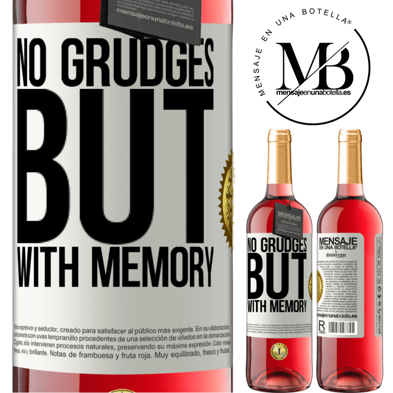 29,95 € Free Shipping | Rosé Wine ROSÉ Edition No grudges, but with memory White Label. Customizable label Young wine Harvest 2022 Tempranillo