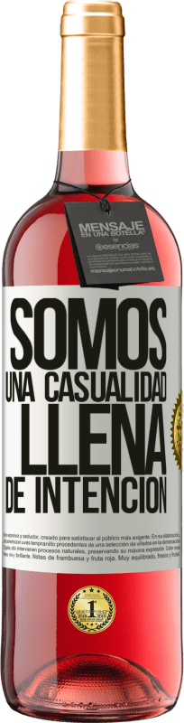 29,95 € | Vino Rosado Edición ROSÉ Somos una casualidad llena de intención Etiqueta Blanca. Etiqueta personalizable Vino joven Cosecha 2024 Tempranillo