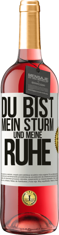 29,95 € | Roséwein ROSÉ Ausgabe Du bist mein Sturm und meine Ruhe Weißes Etikett. Anpassbares Etikett Junger Wein Ernte 2024 Tempranillo