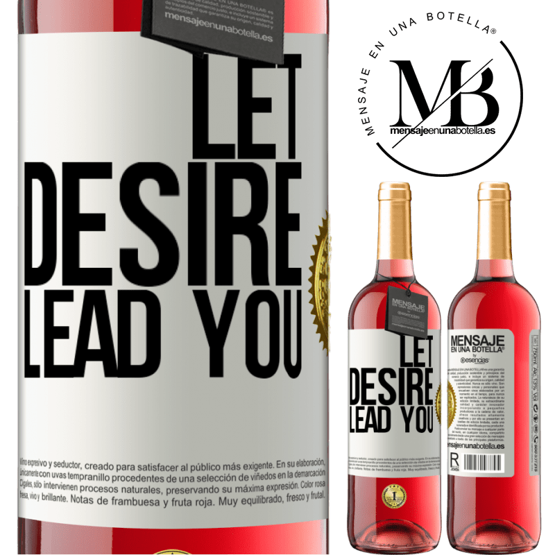 24,95 € Free Shipping | Rosé Wine ROSÉ Edition Let desire lead you White Label. Customizable label Young wine Harvest 2021 Tempranillo