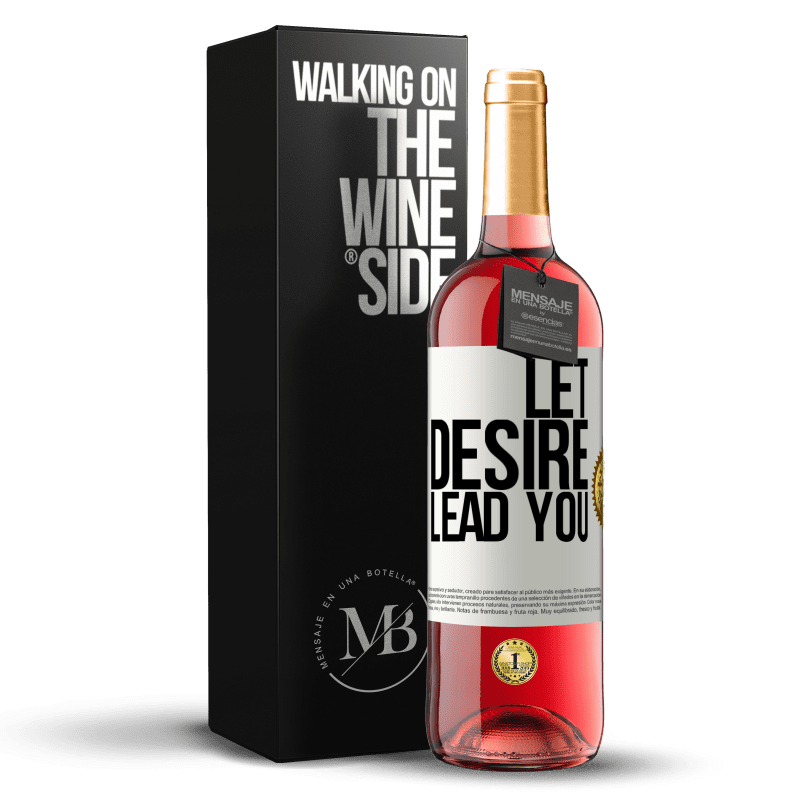 29,95 € Free Shipping | Rosé Wine ROSÉ Edition Let desire lead you White Label. Customizable label Young wine Harvest 2024 Tempranillo