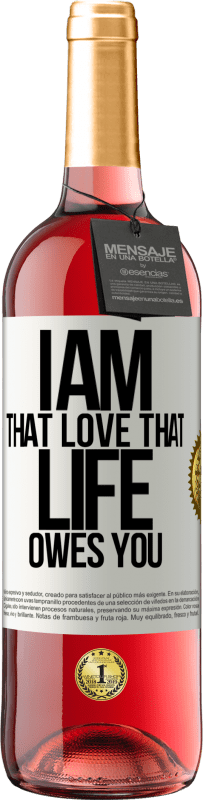 29,95 € | Rosé Wine ROSÉ Edition I am that love that life owes you White Label. Customizable label Young wine Harvest 2023 Tempranillo
