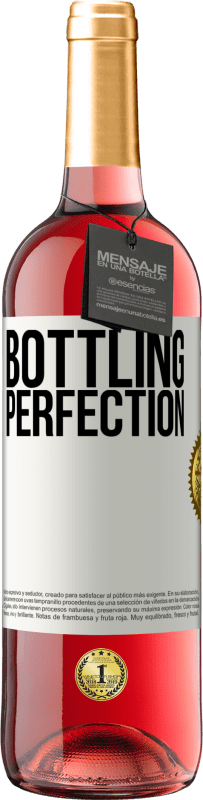 29,95 € Бесплатная доставка | Розовое вино Издание ROSÉ Bottling perfection Белая этикетка. Настраиваемая этикетка Молодое вино Урожай 2025 Tempranillo
