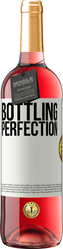 29,95 € | Vino Rosado Edición ROSÉ Bottling perfection Etiqueta Blanca. Etiqueta personalizable Vino joven Cosecha 2023 Tempranillo