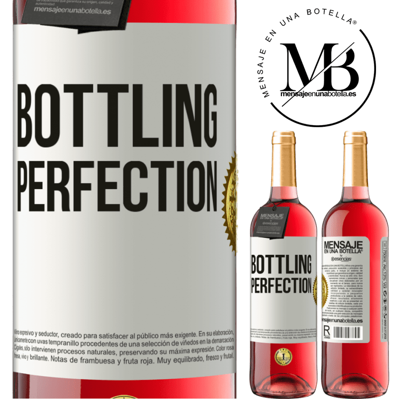 29,95 € Kostenloser Versand | Roséwein ROSÉ Ausgabe Bottling perfection Weißes Etikett. Anpassbares Etikett Junger Wein Ernte 2025 Tempranillo