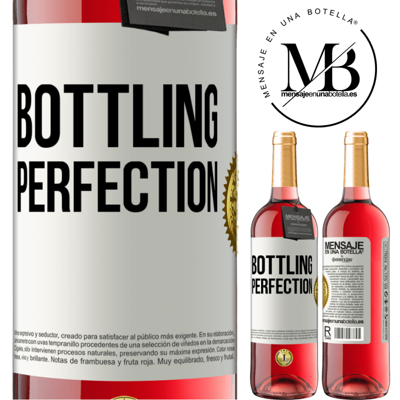29,95 € Spedizione Gratuita | Vino rosato Edizione ROSÉ Bottling perfection Etichetta Bianca. Etichetta personalizzabile Vino giovane Raccogliere 2025 Tempranillo
