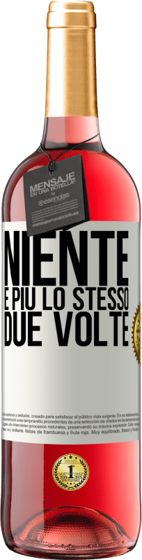 29,95 € | Vino rosato Edizione ROSÉ Niente è più lo stesso due volte Etichetta Bianca. Etichetta personalizzabile Vino giovane Raccogliere 2025 Tempranillo