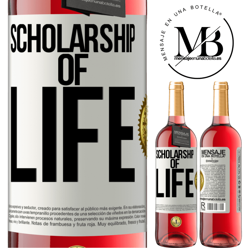 29,95 € Free Shipping | Rosé Wine ROSÉ Edition Scholarship of life White Label. Customizable label Young wine Harvest 2022 Tempranillo