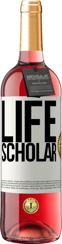 29,95 € | Vinho rosé Edição ROSÉ Life Scholar Etiqueta Branca. Etiqueta personalizável Vinho jovem Colheita 2023 Tempranillo