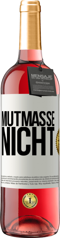 29,95 € | Roséwein ROSÉ Ausgabe Mutmaße nicht Weißes Etikett. Anpassbares Etikett Junger Wein Ernte 2024 Tempranillo