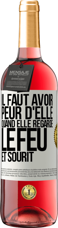 29,95 € Envoi gratuit | Vin rosé Édition ROSÉ Il faut avoir peur d'elle, quand elle regarde le feu et sourit Étiquette Blanche. Étiquette personnalisable Vin jeune Récolte 2025 Tempranillo