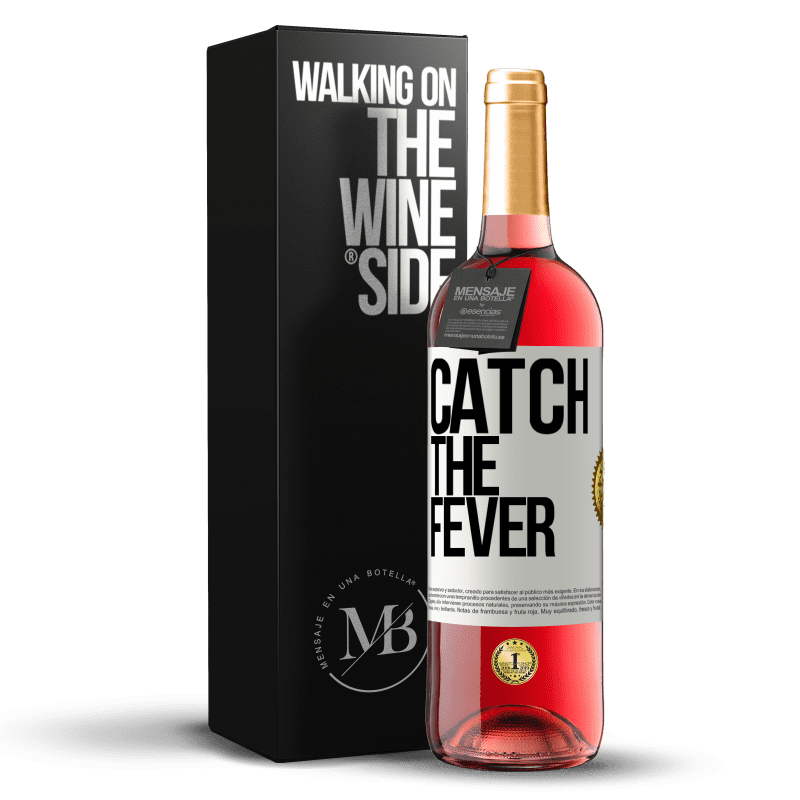 24,95 € Free Shipping | Rosé Wine ROSÉ Edition Catch the fever White Label. Customizable label Young wine Harvest 2021 Tempranillo