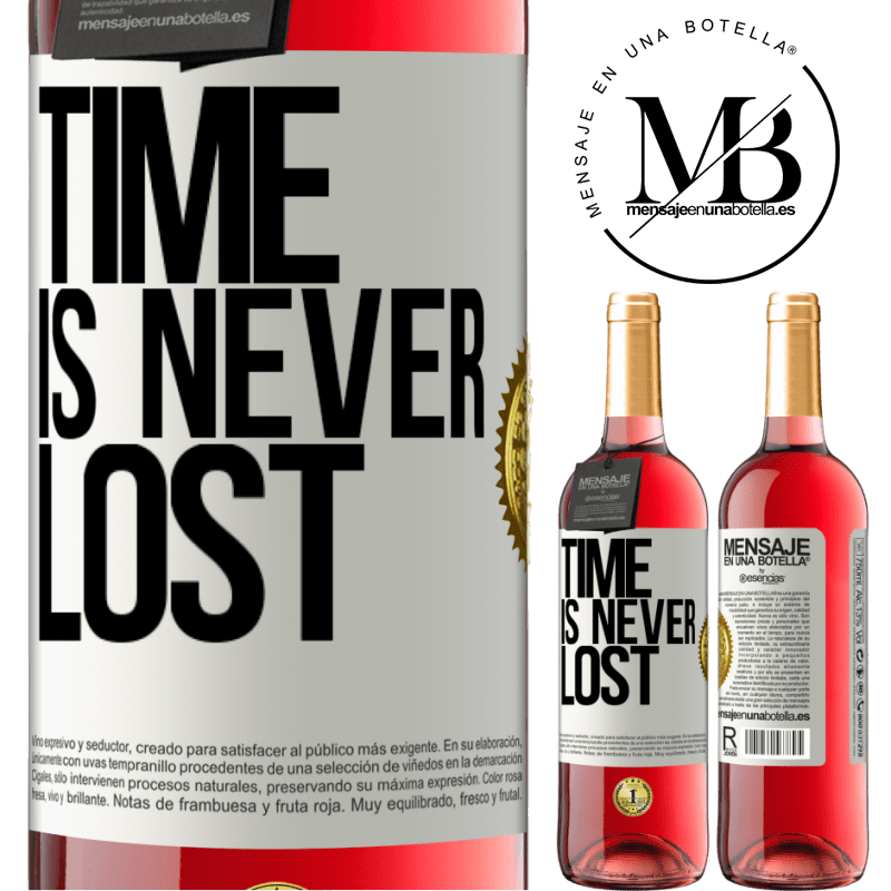 29,95 € Free Shipping | Rosé Wine ROSÉ Edition Time is never lost White Label. Customizable label Young wine Harvest 2022 Tempranillo