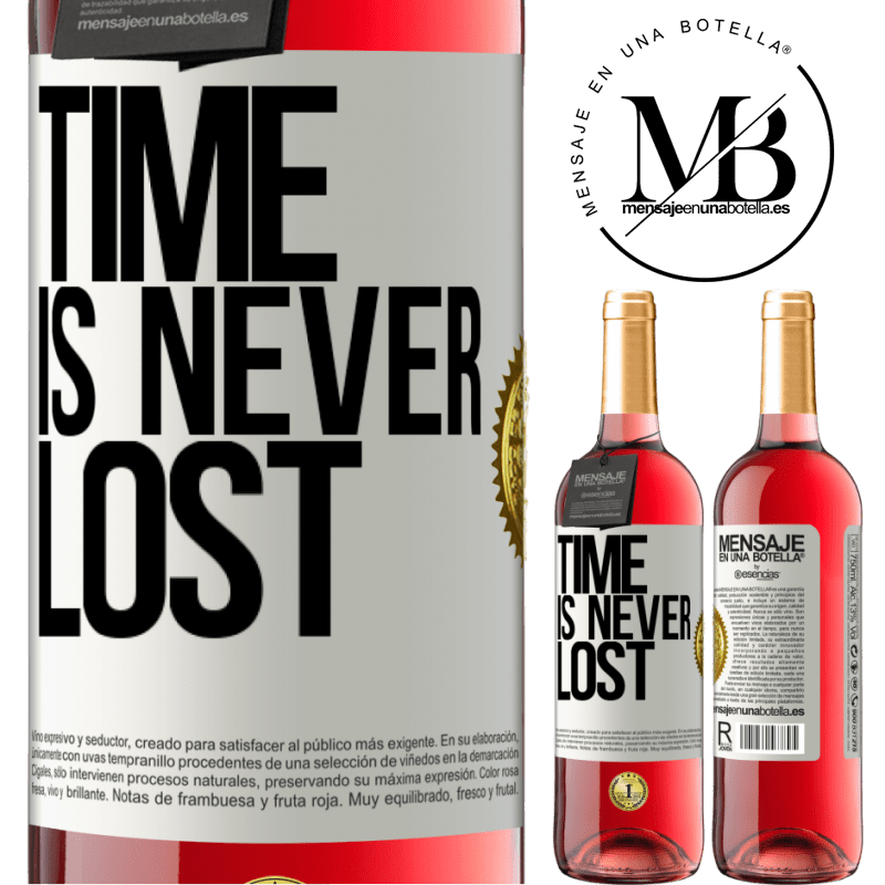 29,95 € Free Shipping | Rosé Wine ROSÉ Edition Time is never lost White Label. Customizable label Young wine Harvest 2023 Tempranillo