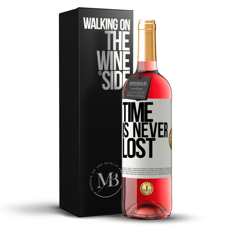 29,95 € Free Shipping | Rosé Wine ROSÉ Edition Time is never lost White Label. Customizable label Young wine Harvest 2024 Tempranillo