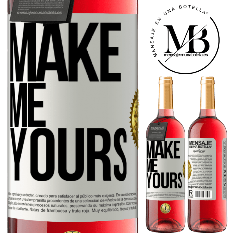 29,95 € Free Shipping | Rosé Wine ROSÉ Edition Make me yours White Label. Customizable label Young wine Harvest 2022 Tempranillo