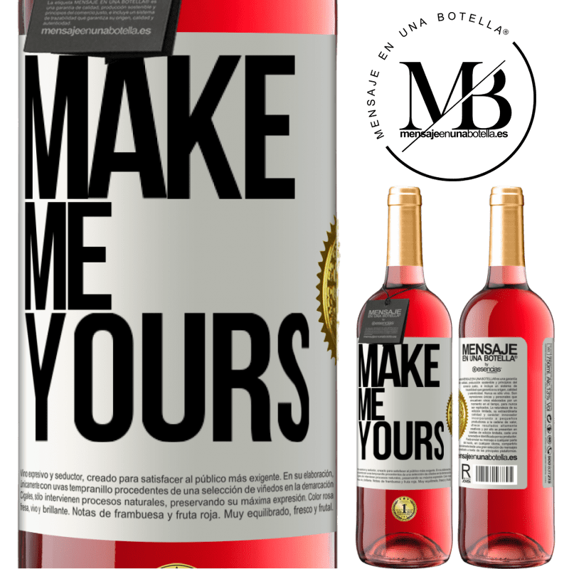 29,95 € Free Shipping | Rosé Wine ROSÉ Edition Make me yours White Label. Customizable label Young wine Harvest 2024 Tempranillo