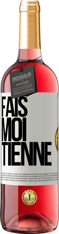 29,95 € Envoi gratuit | Vin rosé Édition ROSÉ Fais-moi tienne Étiquette Blanche. Étiquette personnalisable Vin jeune Récolte 2025 Tempranillo