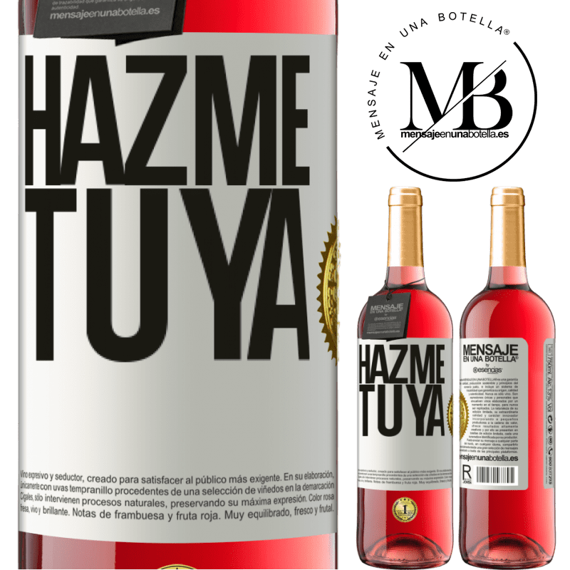 29,95 € Envío gratis | Vino Rosado Edición ROSÉ Hazme tuya Etiqueta Blanca. Etiqueta personalizable Vino joven Cosecha 2024 Tempranillo