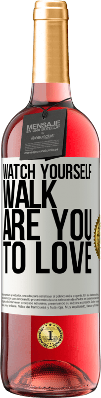 29,95 € | Rosé Wine ROSÉ Edition Watch yourself walk. Are you to love White Label. Customizable label Young wine Harvest 2023 Tempranillo