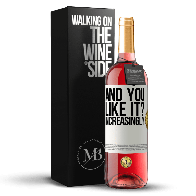 24,95 € Free Shipping | Rosé Wine ROSÉ Edition and you like it? Increasingly White Label. Customizable label Young wine Harvest 2021 Tempranillo