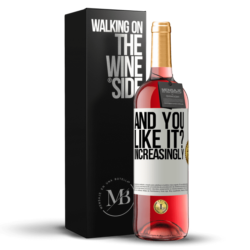 29,95 € Free Shipping | Rosé Wine ROSÉ Edition and you like it? Increasingly White Label. Customizable label Young wine Harvest 2022 Tempranillo