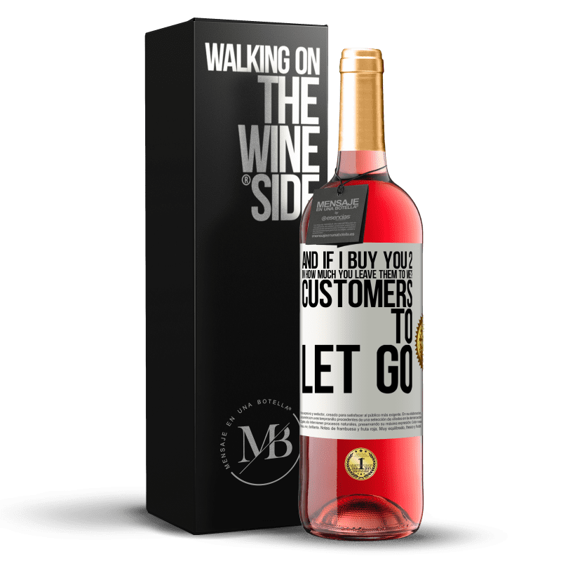29,95 € Free Shipping | Rosé Wine ROSÉ Edition and if I buy you 2 in how much you leave them to me? Customers to let go White Label. Customizable label Young wine Harvest 2025 Tempranillo