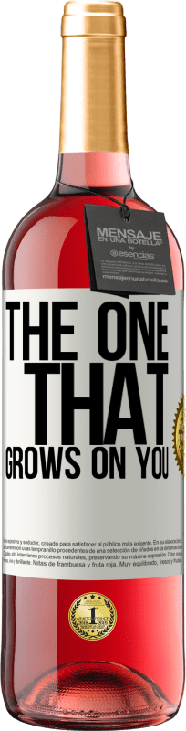 29,95 € | Розовое вино Издание ROSÉ The one that grows on you Белая этикетка. Настраиваемая этикетка Молодое вино Урожай 2024 Tempranillo