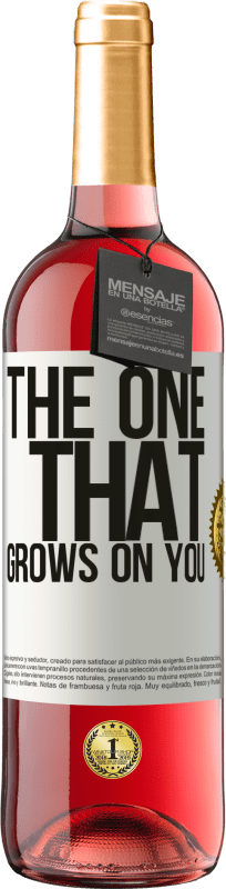 29,95 € | Roséwein ROSÉ Ausgabe The one that grows on you Weißes Etikett. Anpassbares Etikett Junger Wein Ernte 2023 Tempranillo