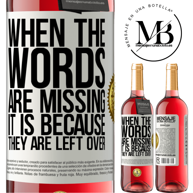 29,95 € Free Shipping | Rosé Wine ROSÉ Edition When the words are missing, it is because they are left over White Label. Customizable label Young wine Harvest 2021 Tempranillo