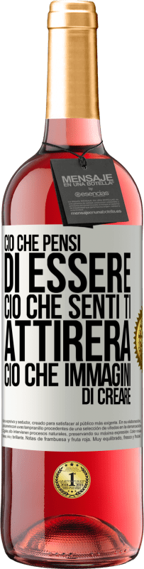 29,95 € | Vino rosato Edizione ROSÉ Ciò che pensi di essere, ciò che senti ti attirerà, ciò che immagini di creare Etichetta Bianca. Etichetta personalizzabile Vino giovane Raccogliere 2024 Tempranillo