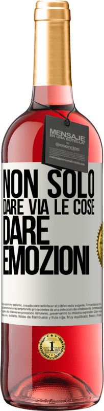 29,95 € | Vino rosato Edizione ROSÉ Non solo dare via le cose, dare emozioni Etichetta Bianca. Etichetta personalizzabile Vino giovane Raccogliere 2024 Tempranillo