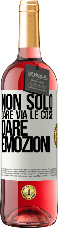 29,95 € Spedizione Gratuita | Vino rosato Edizione ROSÉ Non solo dare via le cose, dare emozioni Etichetta Bianca. Etichetta personalizzabile Vino giovane Raccogliere 2025 Tempranillo