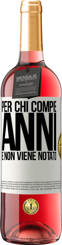 29,95 € Spedizione Gratuita | Vino rosato Edizione ROSÉ Per chi compie anni e non viene notato Etichetta Bianca. Etichetta personalizzabile Vino giovane Raccogliere 2025 Tempranillo