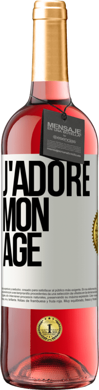 29,95 € | Vin rosé Édition ROSÉ J'adore mon âge Étiquette Blanche. Étiquette personnalisable Vin jeune Récolte 2024 Tempranillo