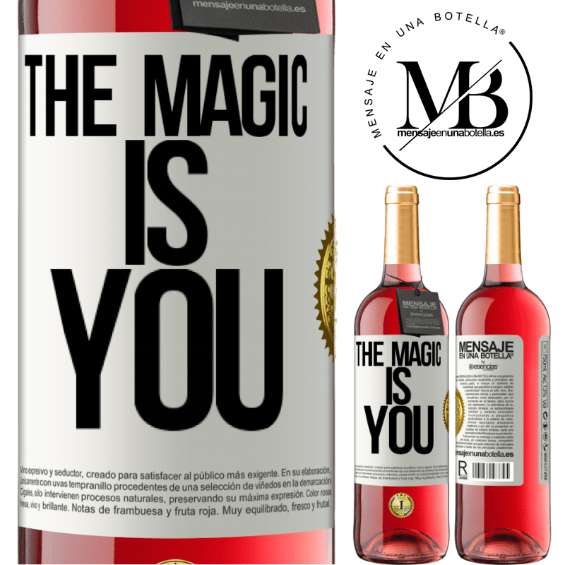 29,95 € Free Shipping | Rosé Wine ROSÉ Edition The magic is you White Label. Customizable label Young wine Harvest 2024 Tempranillo