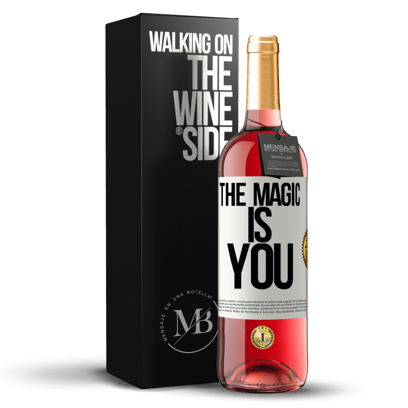 29,95 € Free Shipping | Rosé Wine ROSÉ Edition The magic is you White Label. Customizable label Young wine Harvest 2024 Tempranillo