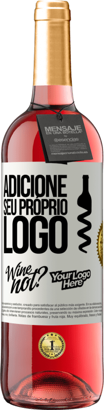 29,95 € | Vinho rosé Edição ROSÉ Adicione seu próprio logo Etiqueta Branca. Etiqueta personalizável Vinho jovem Colheita 2024 Tempranillo