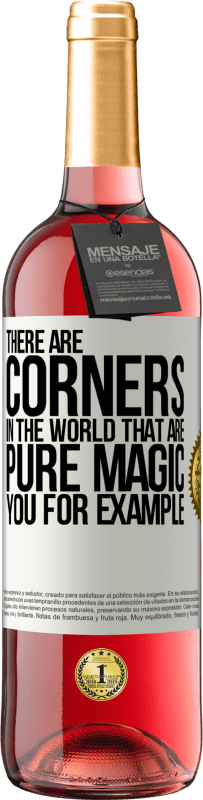 29,95 € 免费送货 | 桃红葡萄酒 ROSÉ版 世界上有些角落是纯魔术。以你为例 白标. 可自定义的标签 青年酒 收成 2025 Tempranillo