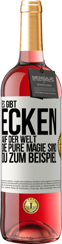 29,95 € | Roséwein ROSÉ Ausgabe Es gibt Ecken auf der Welt, die pure Magie sind. du zum Beispiel Weißes Etikett. Anpassbares Etikett Junger Wein Ernte 2024 Tempranillo